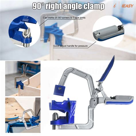 90 Degree Right Angle Kreg Jigs Corner Clamp Durable For Woodworking