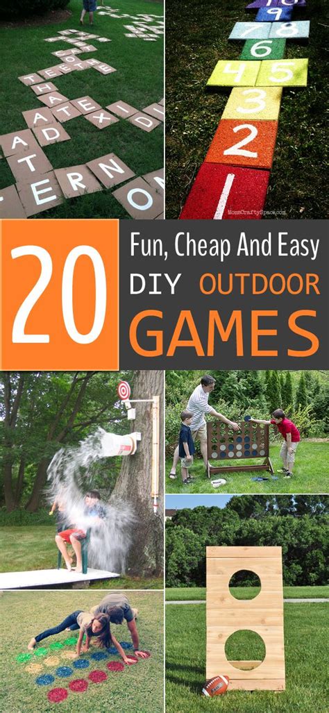 20 Fun Cheap And Easy Diy Outdoor Games For The Whole