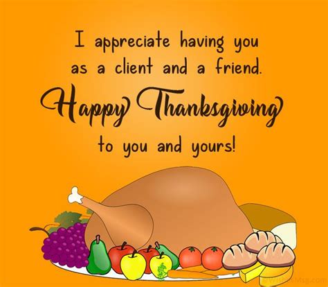 A Happy Thanksgiving Card With A Turkey And Fruit On The Plate That Says I Appreciate Having