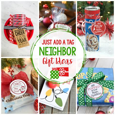 Easy Neighbor Gifts Just Add A Tag Neighbor Christmas Gifts Easy