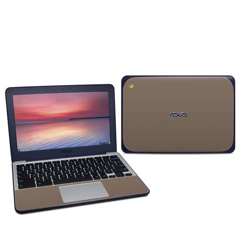 Asus Chromebook C202s Skin Solid State Flat Dark Earth By Solid