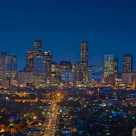 10 Top Houston Skyline At Night Hd Full Hd 1920×1080 For Pc Desktop 2021