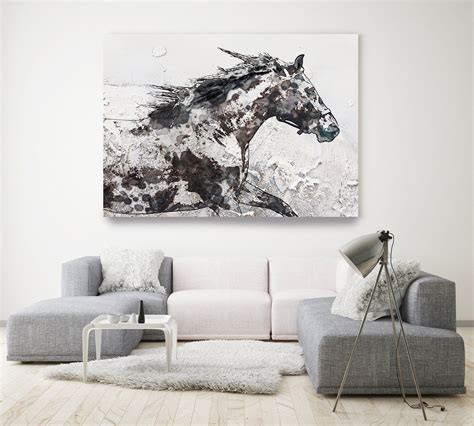Bay Horse Horse Painting Giclee Farm Animal Horse Art | Etsy | Horse painting, Abstract horse 