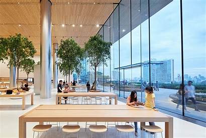 Apple Bangkok Inside Interior Thailand Customers Mac