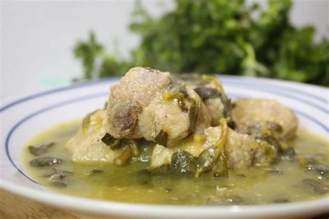 Carne De Cerdo Con Verdolagas En Salsa Verde Receta De La Cocina Mexicana