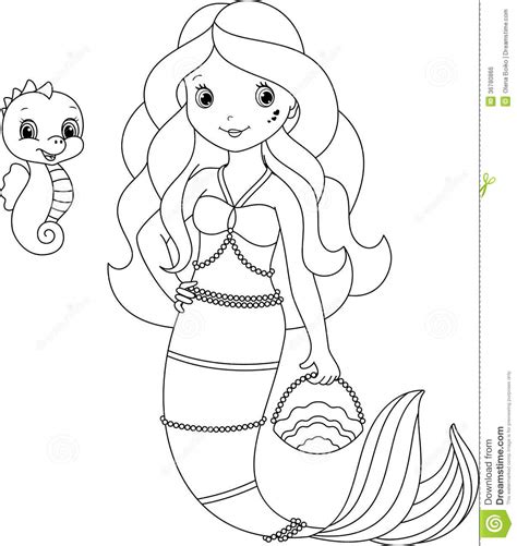 Lol Baby Mermaid Coloring Pages Mermaid Tail Splashing In The Waves