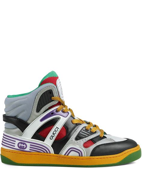 Gucci Gucci Basket High Top Sneakers Farfetch