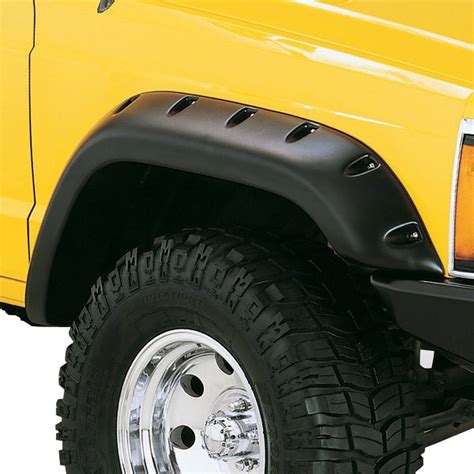 Bushwacker 10912 07 Cut Out Fender Flares 84 01 Cherokee Xj 2 Door