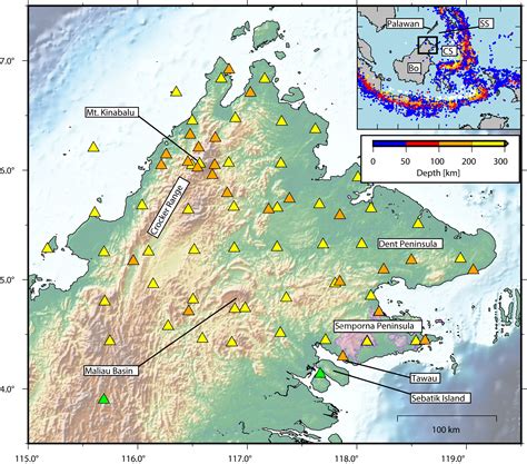 post‐subduction tectonics of sabah northern borneo inferred from surface wave tomography