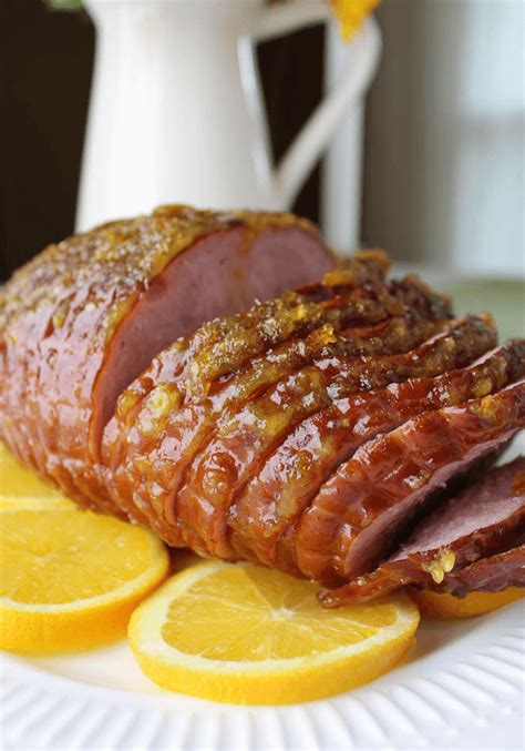 Slow Cooker Orange Marmalade Glazed Ham Simply Made Recipes