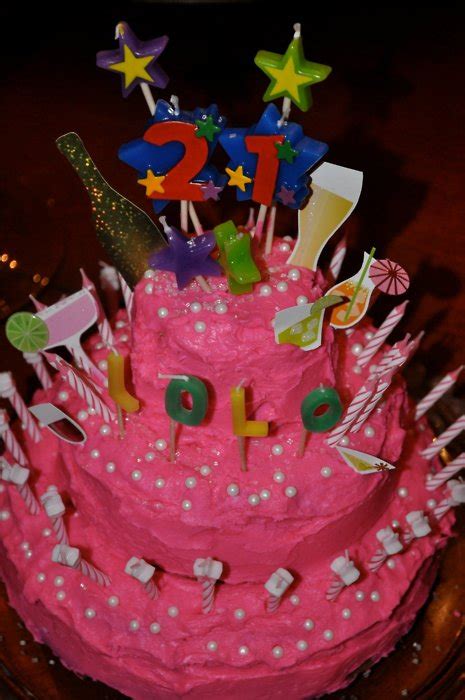 The Sizzling Spoon 21st Birthday Cake