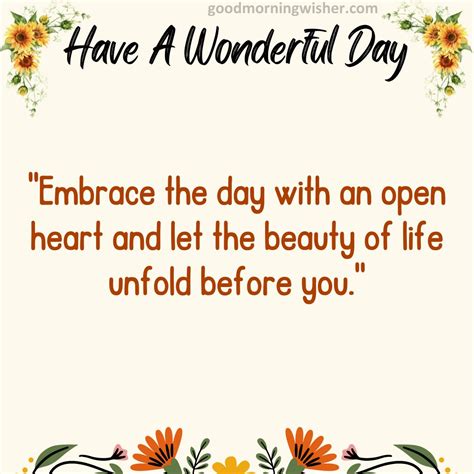 121 Have A Wonderful Day Quotes Wishes And Images