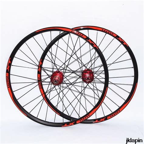 Bzllw Bike Wheel Mtb Bike Wheelset Inch Double Layer Rim Disc Rim Brake Bicycle Wheel