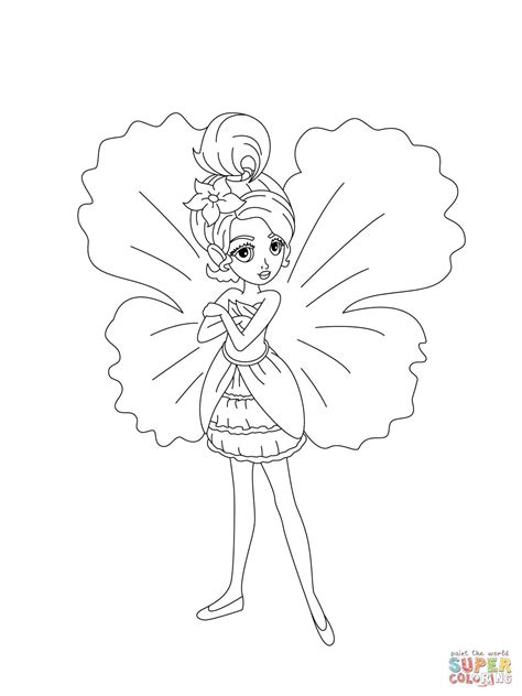 Thumbelina Coloring Page Free Printable Coloring Pages