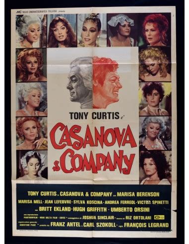 Manifesto Casanova E Company Tony Curtis Sylva Koscina Berenson Ekland M
