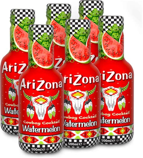 Arizona Watermelon Juice Drink 6 X 500ml Uk Grocery