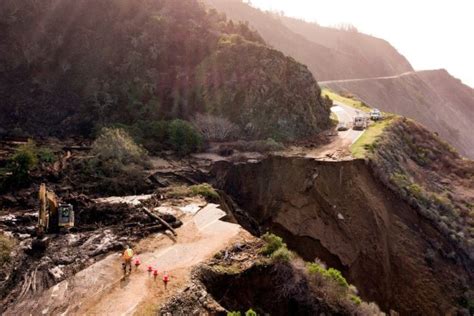 Drone Footage Shows Disastrous Collapse Of Californias Highway 1