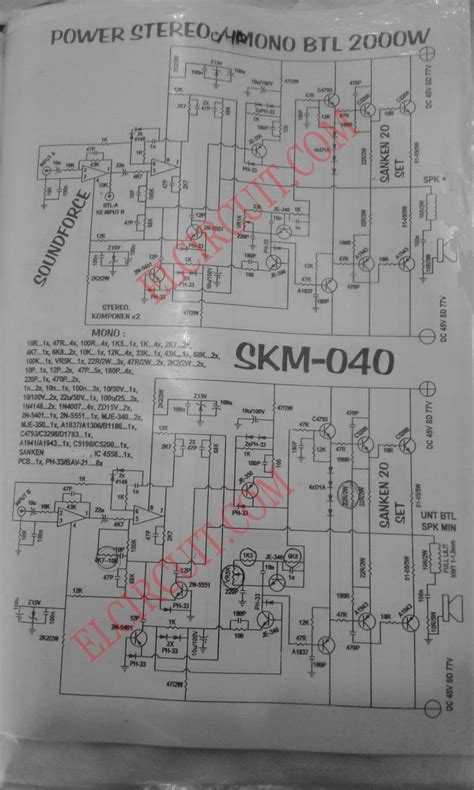 * complementary to utc 2sa1943. 2000W Power Amplifier Circuit Complete PCB Layout | Circuit diagram, Audio amplifier, Circuit
