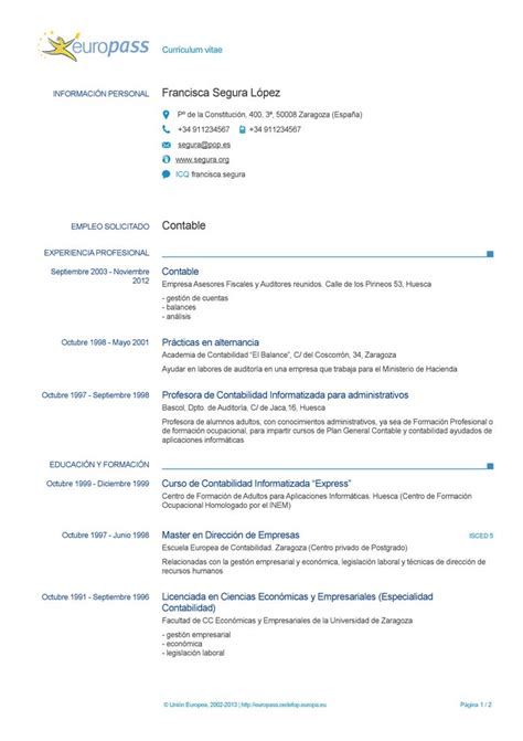 Nuestros ejemplos de cv clasico que tienes más abajo, los puedes descargar gratis en el formato word (.doc) para que los puedas rellenar. Modelo De Curriculum Vitae Europeo Word - Modelo de Curriculum Vitae