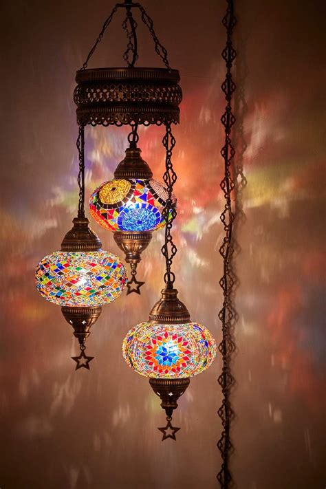 Ball Moroccan Mosaic Lamps Mosaic Chandelier Hanging Lamp Moroccan