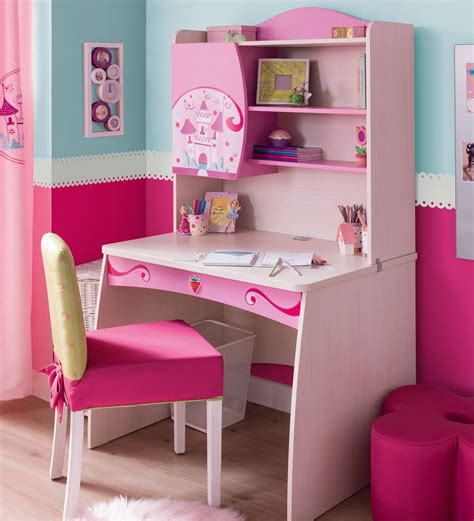 Buy Sl Princess Study Desk With Unit By Cilek Room Online Kids Study
