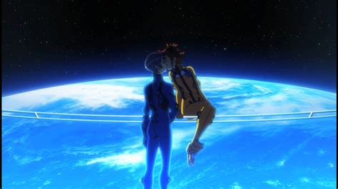 captain earth teppei and akari kiss earth captain anime