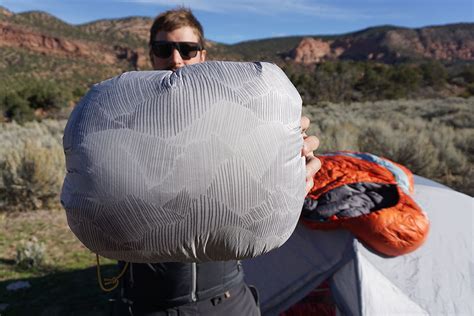Use on its own, or stuff unused clothing underneath the pillow and cinch it tight comfortable: Review Sleepin' on a cloud: The Down Pillow by Therm-a ...