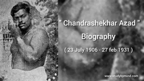 Chandrashekhar Azad Biography And His Great Works