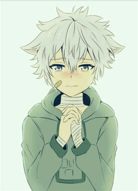 Anime Neko Wolf Boy Anime Anime Boy Crying Gato Anime Anime Kawaii