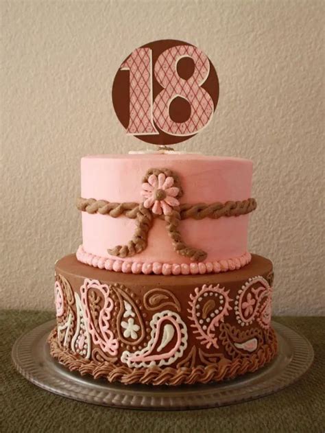 Pink Cowgirl Birthday Cake TheSmartCookieCook