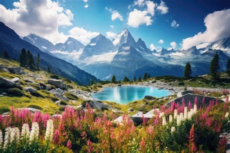Premium Ai Image Italian Alps With Mount Resegon