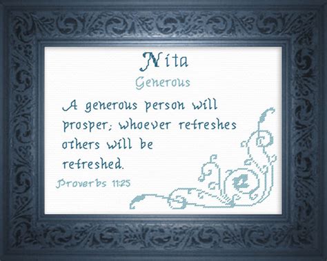 Nita Name Blessings Personalized Names With Meanings And Bible Verses