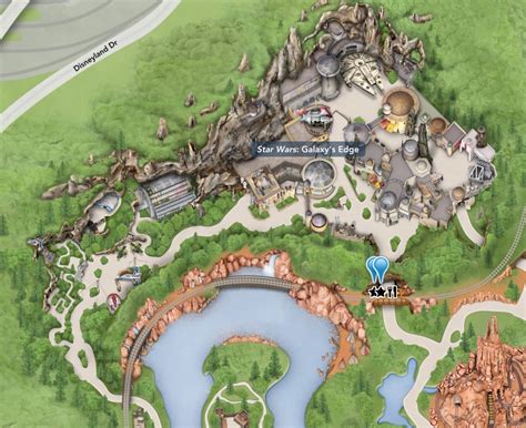 First Look At Star Wars Galaxys Edge Map For Disneyland