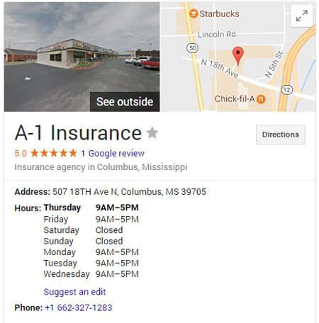 Comprehensive coverage reimburses losses from fire, theft or other perils; A1 Insurance Columbus MS #A1InsuranceColumbusMS # ...