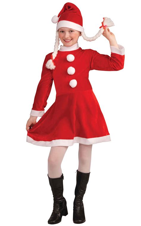 Kids Little Miss Santa Helper Girl Costume 2999 The Costume Land