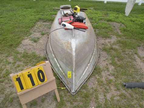 Wards Sea King 12 Ft Boat Wtrolling Motor And Extras