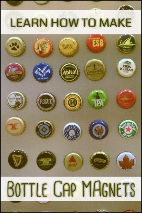 Bottle Cap Magnets Craft Projects For Every Fan Bottle Cap Magnets