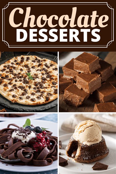 24 Easy Chocolate Desserts Insanely Good