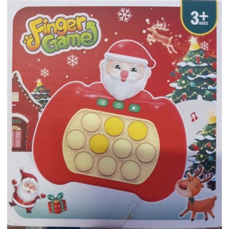 Pop It EletrÔnico Com Papai Noel Em Cima Brinquedo Anti Stress Adulto E