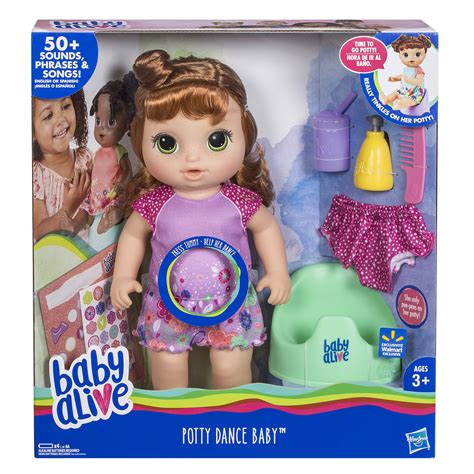 Baby Alive Potty Dance Exclusive Value Pack Red Curly Hair