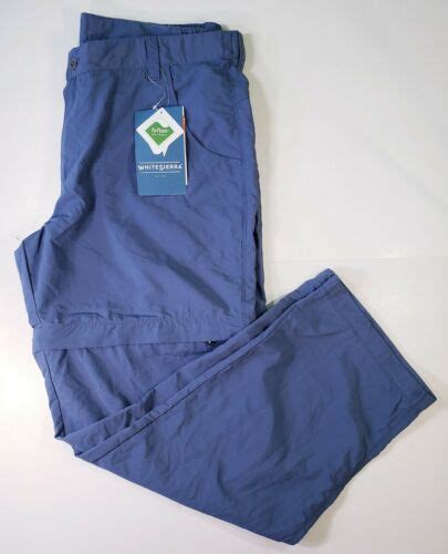 White Sierra Womens Sierra Point Convertible Pant Extended Size 1x Indigo Blue Ebay