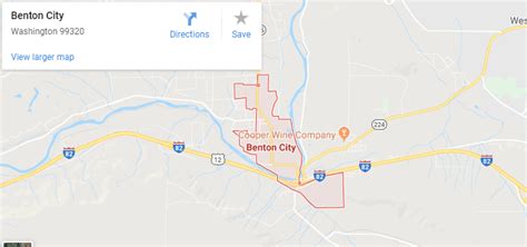 Maps Of Benton City Driving Directions Maps And Traffic