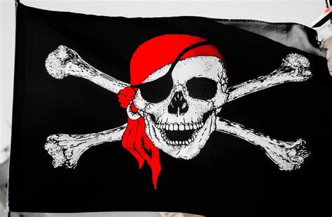 Symbol Skeleton Pirate Ship Flag Pirates Skull 20 Inch By 30 Inch