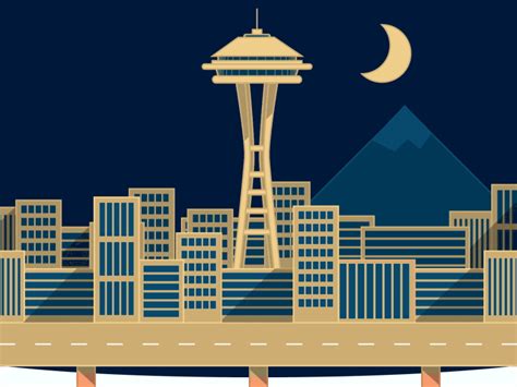 Seattle souvenir shop offering space needle gifts, seattle great wheel, pike place market and others seattle gifts ideas. Seattle Space Needle Sunset and Sunrise by Chris Biewer ...