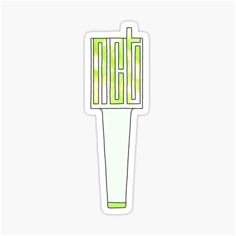 Nct Lightstick Sticker By Prismarts Redbubble