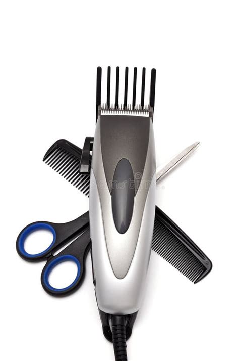 Hair Clipper Comb And Scissors Stock Image Image Of Sharp Hairstyle