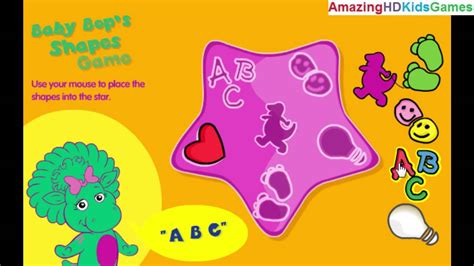 Barney And Friends Baby Bops Shape Game Walkthrough Gameplay Part 1