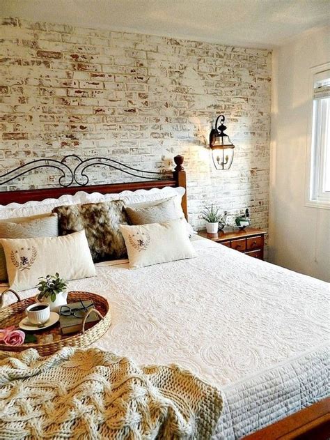 28 Awesome Bedrooms Design Ideas With Brick Walls In 2020 Brick Wall