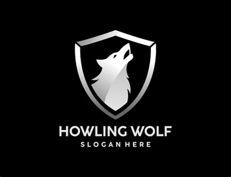 Premium Vector Free Vector Howling Wolf Logo Design Template