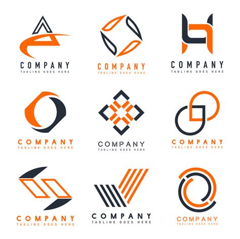 Set Of Company Logo Design Fastcodespace